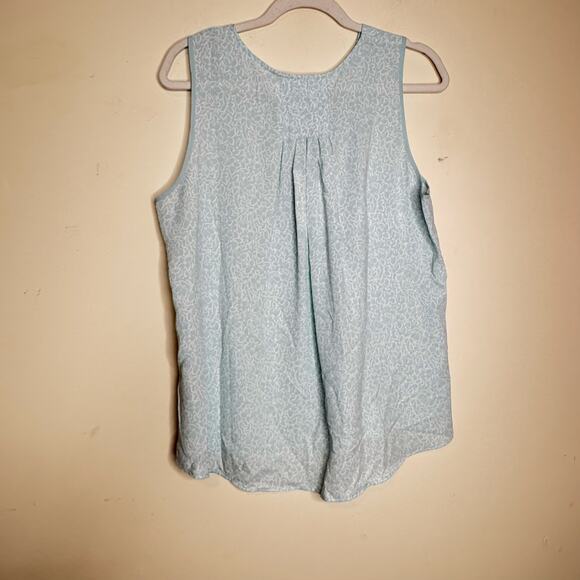 41 Hawthorn Women’s Sleeveless V-Neck Blouse Top Blue NWT Size XL - Picture 5 of 8